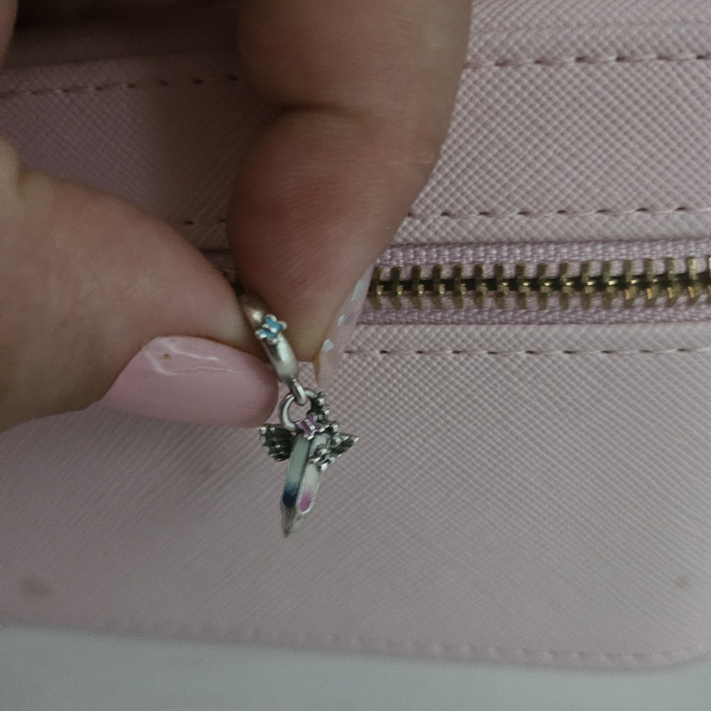 Silver Angel Wing Charm